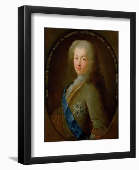 Portrait of Jean Frederic Phelypeaux Count of Maurepas-null-Framed Giclee Print