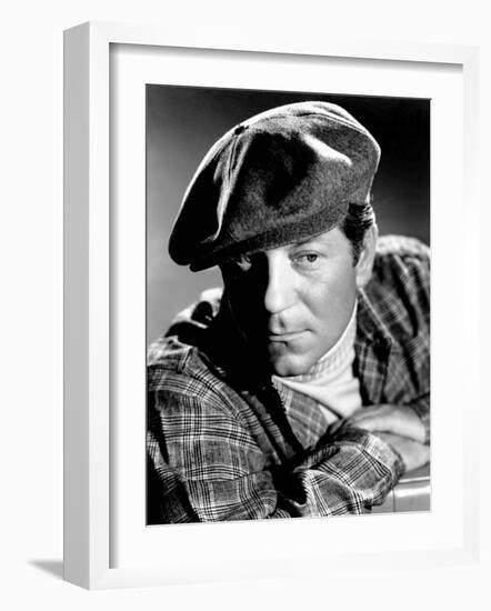 Portrait of Jean Gabin, 1940s-null-Framed Photo