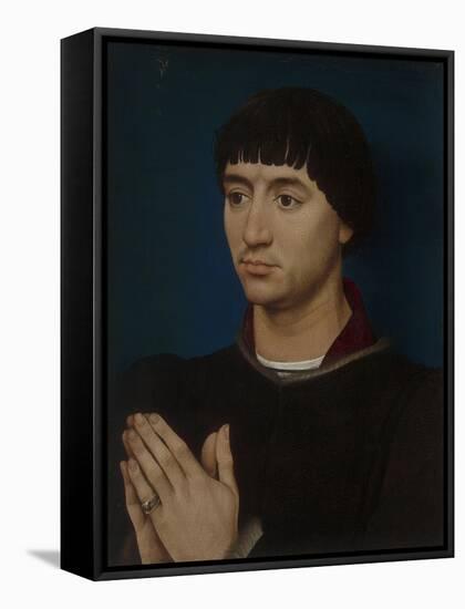 Portrait of Jean Gros, 1460-64-Rogier van der Weyden-Framed Stretched Canvas