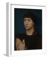 Portrait of Jean Gros, 1460-64-Rogier van der Weyden-Framed Giclee Print