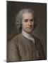 Portrait of Jean-Jacques Rousseau (1712-177)-Maurice Quentin de La Tour-Mounted Giclee Print