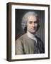 Portrait of Jean Jacques Rousseau (1712-78)-Maurice Quentin de La Tour-Framed Giclee Print