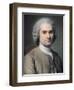 Portrait of Jean Jacques Rousseau (1712-78)-Maurice Quentin de La Tour-Framed Giclee Print