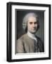 Portrait of Jean Jacques Rousseau (1712-78)-Maurice Quentin de La Tour-Framed Giclee Print