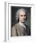 Portrait of Jean Jacques Rousseau (1712-78)-Maurice Quentin de La Tour-Framed Giclee Print