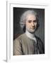 Portrait of Jean Jacques Rousseau (1712-78)-Maurice Quentin de La Tour-Framed Giclee Print