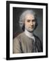 Portrait of Jean Jacques Rousseau (1712-78)-Maurice Quentin de La Tour-Framed Giclee Print