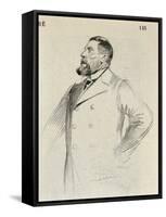 Portrait of Jean Leon Jaures-null-Framed Stretched Canvas