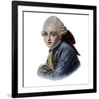 Portrait of Jean-Louis Archange (1750-1832) french architect-French School-Framed Giclee Print