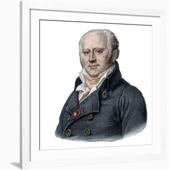 Portrait of Jean Nicolas Corvisart (1755-1821), french physician-French School-Framed Giclee Print