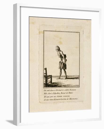 Portrait of Jean Philippe Rameau (1683-1764)-null-Framed Giclee Print