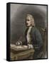 Portrait of Jean Philippe Rameau-Stefano Bianchetti-Framed Stretched Canvas