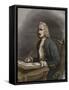 Portrait of Jean Philippe Rameau-Stefano Bianchetti-Framed Stretched Canvas