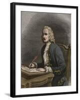 Portrait of Jean Philippe Rameau-Stefano Bianchetti-Framed Giclee Print