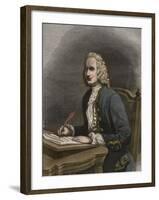 Portrait of Jean Philippe Rameau-Stefano Bianchetti-Framed Giclee Print