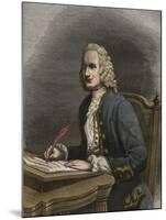 Portrait of Jean Philippe Rameau-Stefano Bianchetti-Mounted Giclee Print