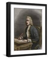 Portrait of Jean Philippe Rameau-Stefano Bianchetti-Framed Giclee Print