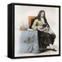 Portrait of Jean Racine (1639-1699), French dramatist-French School-Framed Stretched Canvas