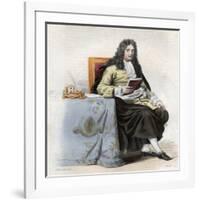 Portrait of Jean Racine (1639-1699), French dramatist-French School-Framed Giclee Print