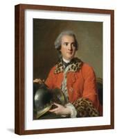 Portrait Of Jean Victor De Rochechouart, 1756-Jean-Marc Nattier-Framed Premium Giclee Print