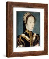 Portrait of Jeanne D'halluin by Corneille De Lyon-null-Framed Giclee Print