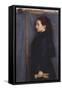 Portrait of Jeanne De Bauer, 1890-Fernand Khnopff-Framed Stretched Canvas