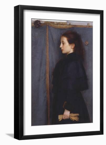 Portrait of Jeanne De Bauer, 1890-Fernand Khnopff-Framed Giclee Print