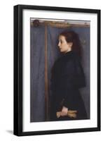 Portrait of Jeanne De Bauer, 1890-Fernand Khnopff-Framed Giclee Print