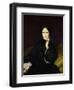 Portrait of Jeanne De Tourbay (1837-1908) 1862-Eugene Emmanuel Amaury-Duval-Framed Giclee Print