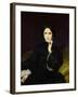 Portrait of Jeanne De Tourbay (1837-1908) 1862-Eugene Emmanuel Amaury-Duval-Framed Giclee Print