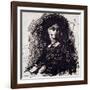 Portrait of Jeanne Duval, Mid 19th Century-Charles Pierre Baudelaire-Framed Giclee Print