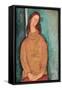 Portrait of Jeanne H‚buterne-Amedeo Modigliani-Framed Stretched Canvas