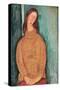 Portrait of Jeanne H‚buterne-Amedeo Modigliani-Stretched Canvas