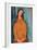 Portrait of Jeanne Hébuterne, 1919-Amedeo Modigliani-Framed Giclee Print