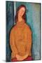 Portrait of Jeanne Hébuterne, 1919-Amedeo Modigliani-Mounted Giclee Print