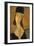 Portrait of Jeanne Hebuterne in a Large Hat-Amedeo Modigliani-Framed Giclee Print