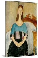 Portrait of Jeanne Hebuterne, Seated-Amedeo Modigliani-Mounted Giclee Print