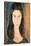 Portrait of Jeanne Hebuterne-Amedeo Modigliani-Stretched Canvas