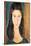 Portrait of Jeanne Hebuterne-Amedeo Modigliani-Stretched Canvas