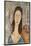 Portrait of Jeanne Hebuterne-Amedeo Modigliani-Mounted Giclee Print