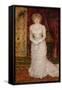 Portrait of Jeanne Samary (1857-90) 1878-Pierre-Auguste Renoir-Framed Stretched Canvas