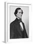 Portrait of Jefferson Davis (1808-1889) (Detail)-Mathew Brady-Framed Giclee Print