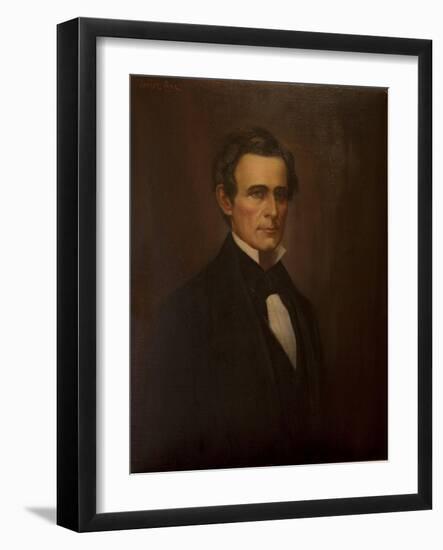 Portrait Of Jefferson Davis-Carol Highsmith-Framed Art Print