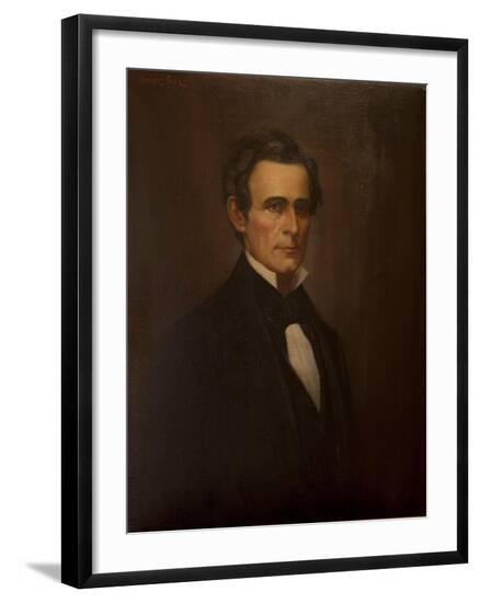 Portrait Of Jefferson Davis-Carol Highsmith-Framed Art Print