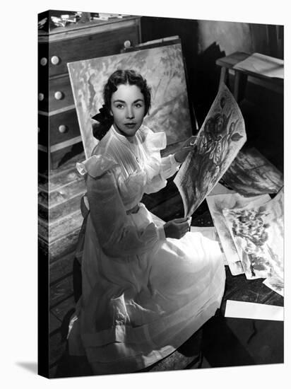 Portrait Of Jennie, Jennifer Jones, 1948-null-Stretched Canvas