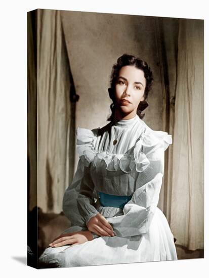 Portrait of Jennie, Jennifer Jones, 1948-null-Stretched Canvas