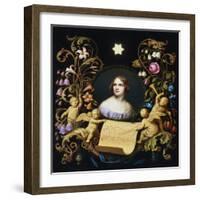 Portrait of Jenny Lind-Karl Schmidt-Carlson-Framed Giclee Print