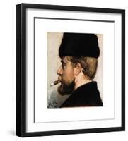 Portrait of Jens Vige-Michael Ancher-Framed Premium Giclee Print