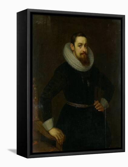 Portrait of Jeremias Boudinois-Gortzius Geldorp-Framed Stretched Canvas