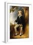 Portrait of Jeremy Bentham (1742-1832), in a blue jacket, black waistcoat and white shirt-George Frederic Watts-Framed Giclee Print